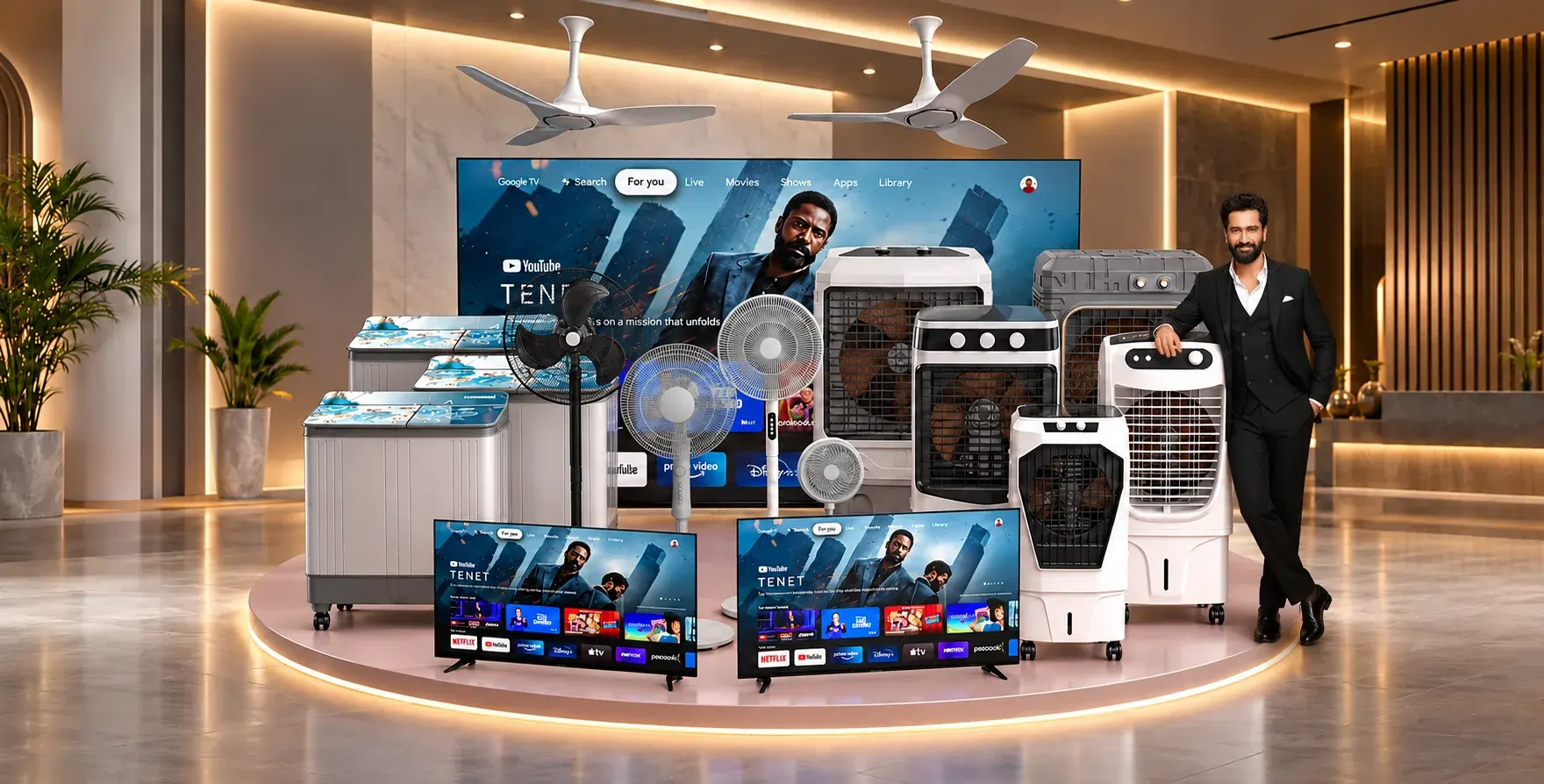 Arham Technologies televisions, fans and home appliances